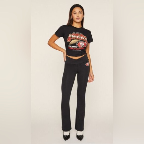 Forever 21 Women’s San Francisco 49ers Flare Pants XS - Picture 10 of 10